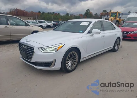 2018 Genesis G90 3.3T Premium из США, поврежденный, VIN KMHG34JAXJU045182